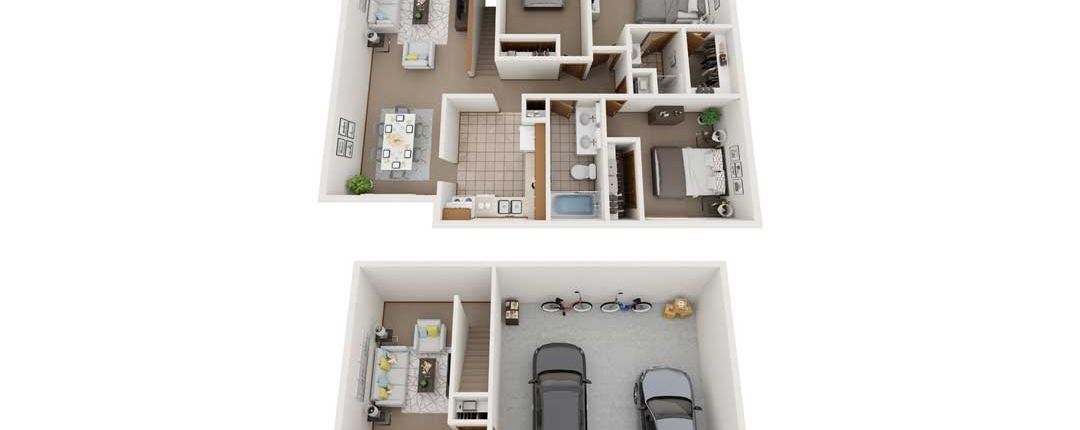 The Landing at Latrobe Townhome Floor Plan Detail