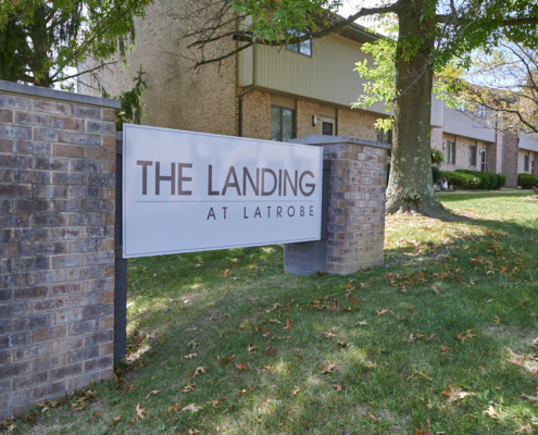 Landing At Latrobe Welcome Sign