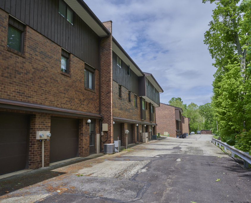 Briarwood Apartments and Townhomes Garage Area Detail